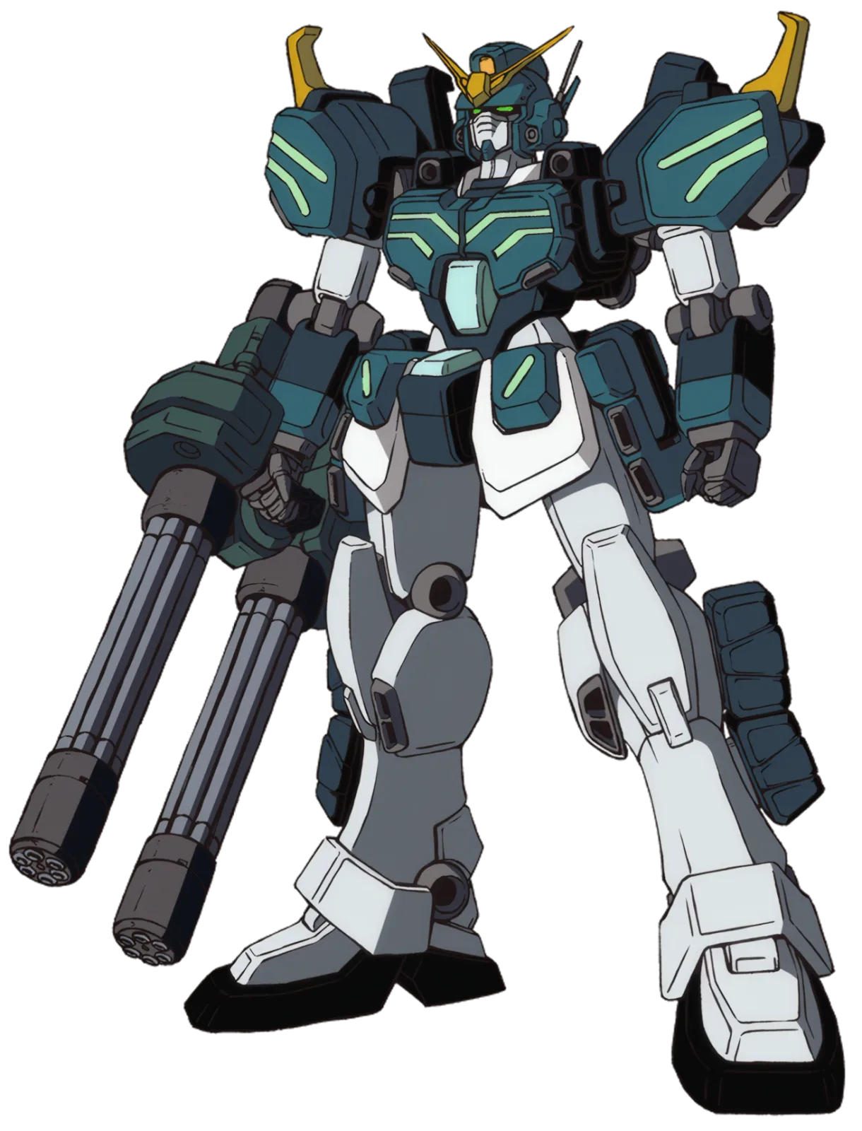 XXXG-01H2 Gundam Heavyarms Custom EW Custom Long Range Attack Mobile Suit from Gundam After Colony